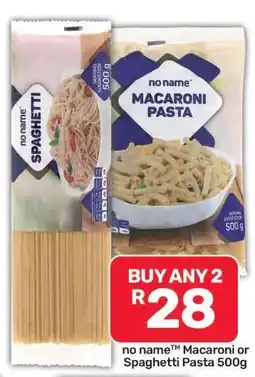 Pick n Pay Hypermarket no name Macaroni or Spaghetti Pasta 500g offer