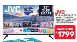 Pick n Pay Hypermarket JVC 32 2K QLED TV offer