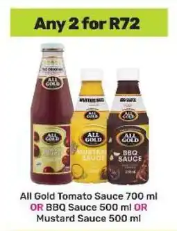 Game All Gold Sauces offer