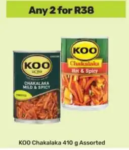 Game KOO Chakalaka 410 g Assorted offer
