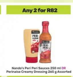 Game Nando's Peri-Peri Sauces or Perinaise Creamy Dressing offer