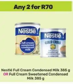 Game Nestlé Full Cream Condensed Milk 385g OR Full Cream Sweetened Condensed Milk 385g offer