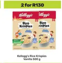 Game Kellogg's Rice Krispies Vanilla 500 g offer