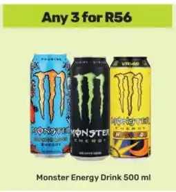 Game Monster Energy Drink 500 ml offer