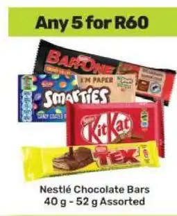 Game NESTLE CHOCOLATE BARS offer