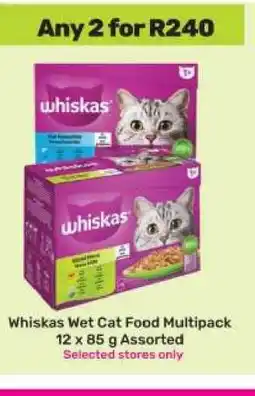 Game Whiskas Wet Cat Food Multipack offer