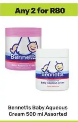 Game Bennetts Baby Aqueous Cream 500 ml Assorted offer
