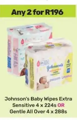 Game Johnson's Baby Wipes offer
