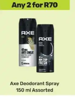 Game AXE Deodorant Spray offer