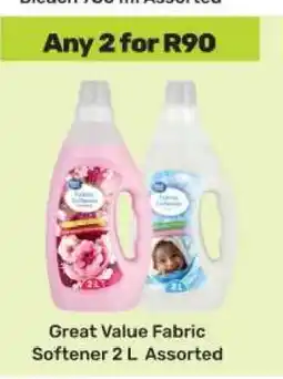 Game Great Value Fabric Softener 2 L Assorted offer
