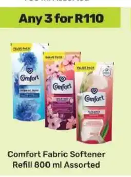 Game Comfort Fabric Softener Refill 800 ml Assorted offer
