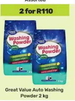 Game Great Value Auto Washing Powder 2 kg offer