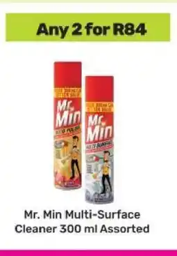 Game Mr. Min Multi-Surface Cleaner 300 ml Assorted offer