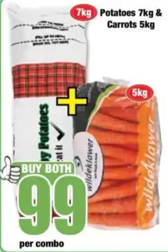 Potatoes 7kg & Carrots 5kg