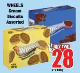Boxer Wheels Cream Biscuits Assorted offer