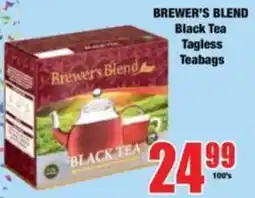 Boxer Brewer's Blend Black Tea Tagless Teabags offer