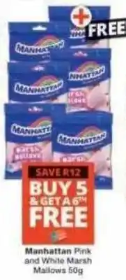 Checkers Hyper Manhattan Pink and White Marsh Mallows offer