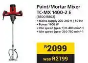 Builders Warehouse Einhell Paint/Mortar Mixer TC-MX 1400-2 E 850011802 offer