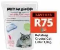 Checkers Hyper Petshop Crystal Cat Litter offer