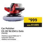 Builders Warehouse Einhell Car Polisher CE-CB 18/254 Li-Solo 768748 offer