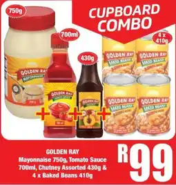 Boxer Golden Ray Mayonnaise Tomato Sauce Chutney Assorted Baked Beans offer