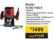 Builders Warehouse Einhell Router TC-RO 1155 E 768813 offer