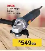 Builders Warehouse Ryobi 915W Angle Grinder G-915 624919 offer