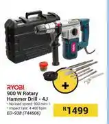 Builders Warehouse Ryobi 900W Rotary Hammer Drill-4J ED-938 744606 offer