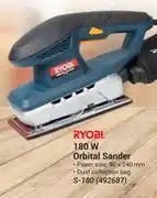 Builders Warehouse Ryobi 180W Orbital Sander S-180 492687 offer