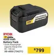 Builders Warehouse Ryobi 4000mAh Battery Pack XB-4000 734271 offer