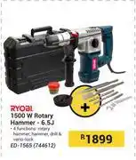 Builders Warehouse Ryobi 1500W Rotary Hammer-6.5J ED-1565 744612 offer