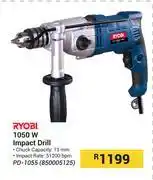 Builders Warehouse Ryobi 1050W Impact Drill PD-1055 850005125 offer