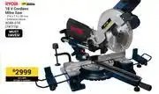 Builders Warehouse Ryobi 18V Cordless Mitre Saw XCSS-210 747773 offer