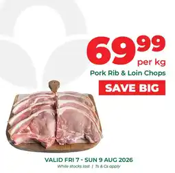 Food Lover's Market Pork Rib & Loin Chops offer