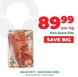 Food Lover's Market Pork Spare Ribs offer