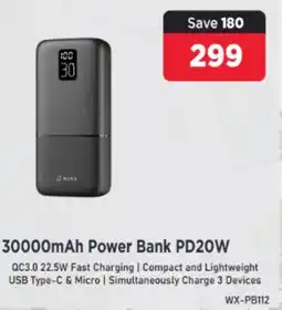 Mitabyte Winx 30000mAh Power Bank PD20W offer