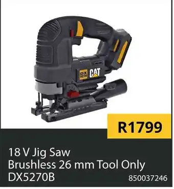 CAT 18 V Jig Saw Brushless 26 mm Tool Only