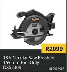 Builders Warehouse CAT 18 V Circular Saw Brushed offer