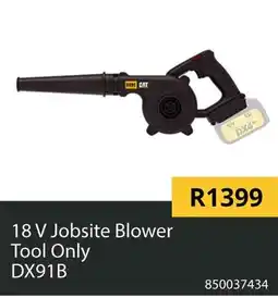 Builders Warehouse CAT 18 V Jobsite Blower offer