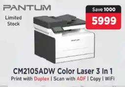 Mitabyte PANTUM CM2105ADW Color Laser 3 In 1 offer