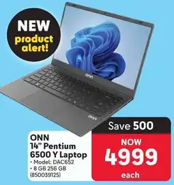 Makro ONN 14" Pentium 6500 Y Laptop offer