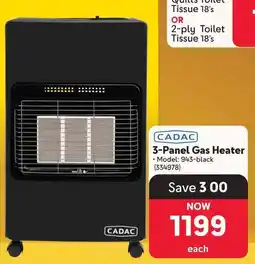Makro 3-Panel Gas Heater CADAC offer