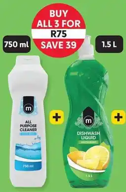 Makro All Purpose Cleaner + Dishwash Liquid offer