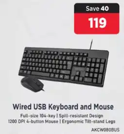 Mitabyte Astrum Wired USB Keyboard and Mouse offer
