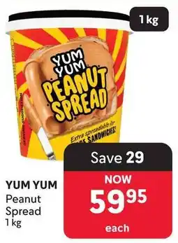 Makro YUM YUM Peanut Spread offer