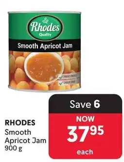 Makro RHODES Smooth Apricot Jam offer