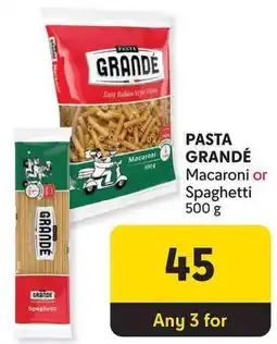 Makro Pasta Grandé Macaroni or Spaghetti offer