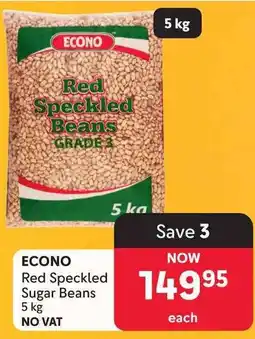 Makro ECONO Red Speckled Sugar Beans offer