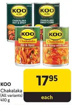 Makro KOO Chakalaka offer