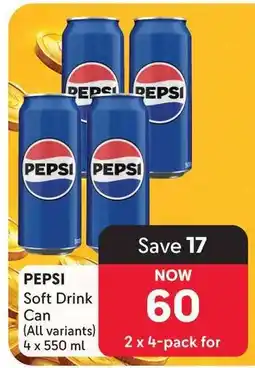 Makro PEPSI Soft Drink Can offer